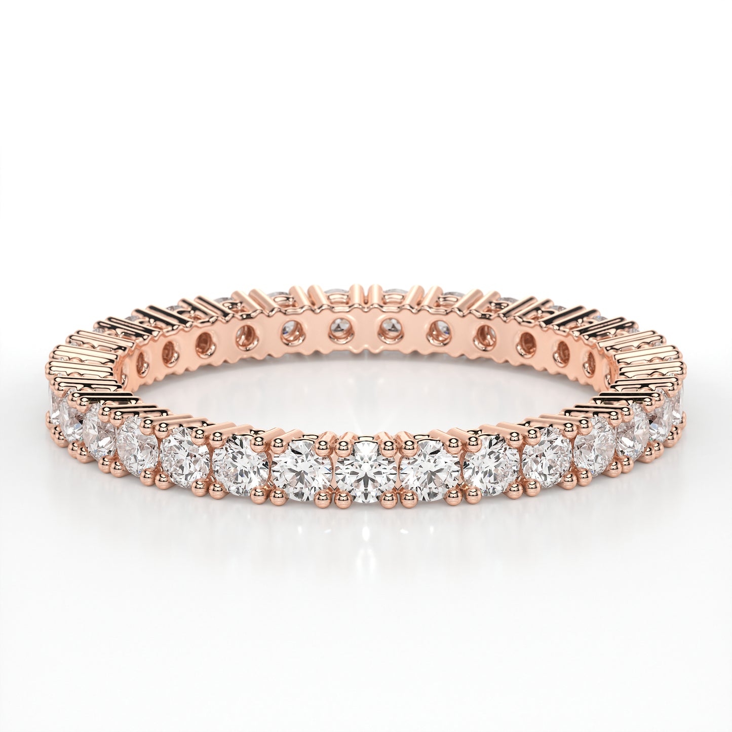 CLAW ETERNITY DIAMOND RING