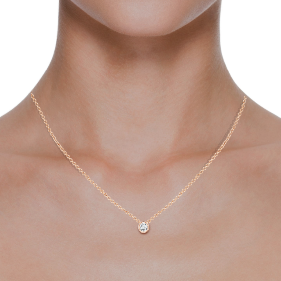 DIAMOND SOLITAIRE NECKLACE