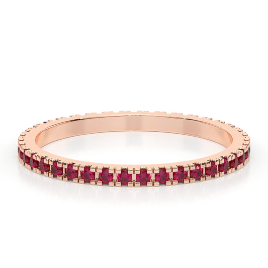 MICRO ETERNITY RUBY RING