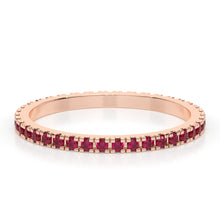 Load image into Gallery viewer, MICRO ETERNITY RUBY RING
