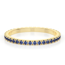 Load image into Gallery viewer, MICRO ETERNITY SAPPHIRE RING
