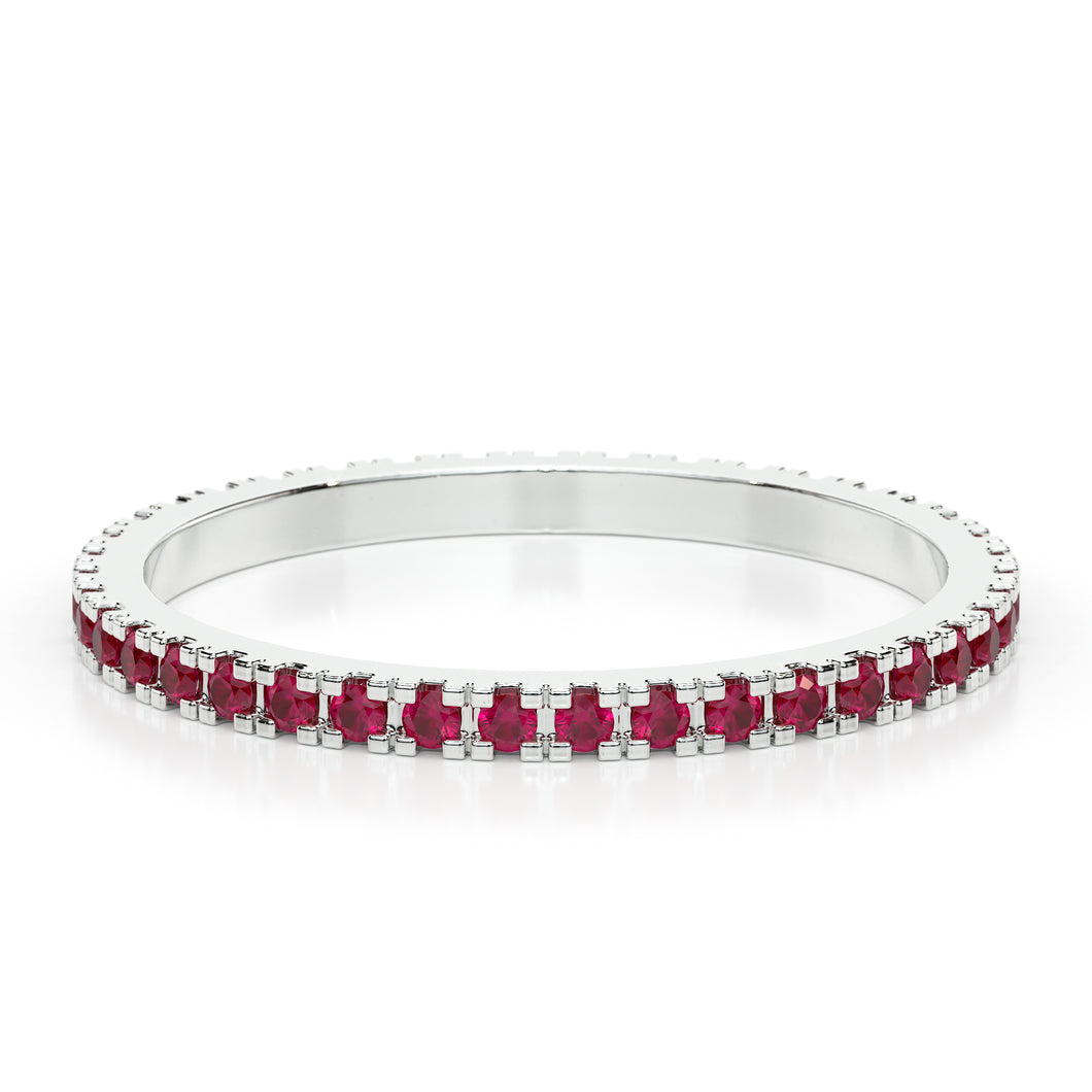 MICRO ETERNITY RUBY RING