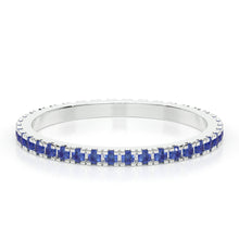 Load image into Gallery viewer, MICRO ETERNITY SAPPHIRE RING
