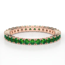 Load image into Gallery viewer, CLAW  ETERNITY EMERALD RING
