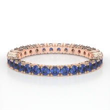 Load image into Gallery viewer, CLAW ETERNITY SAPPHIRE RING
