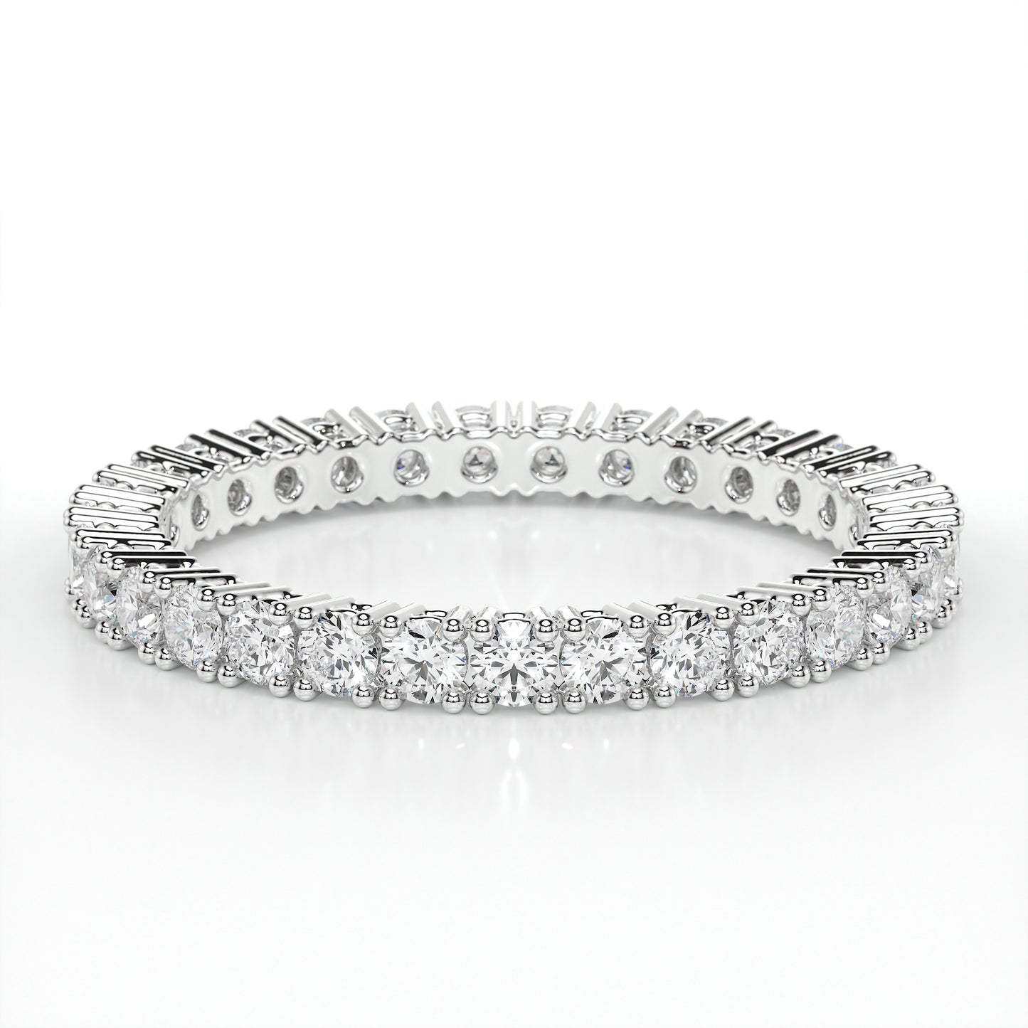 CLAW ETERNITY DIAMOND RING