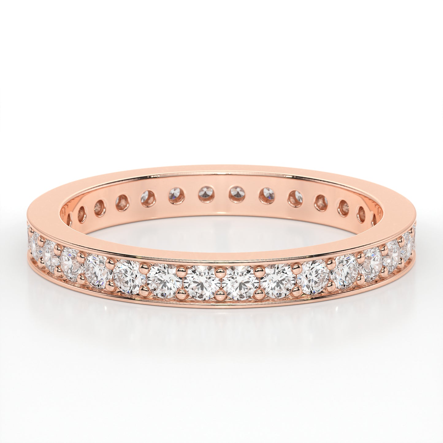 PAVE  ETERNITY DIAMOND RING