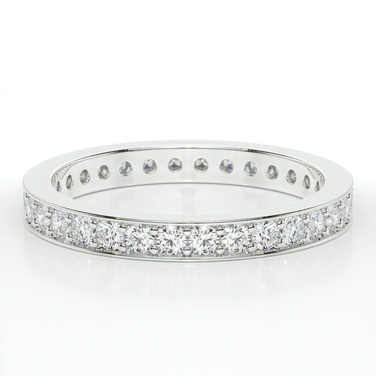 PAVE  ETERNITY DIAMOND RING