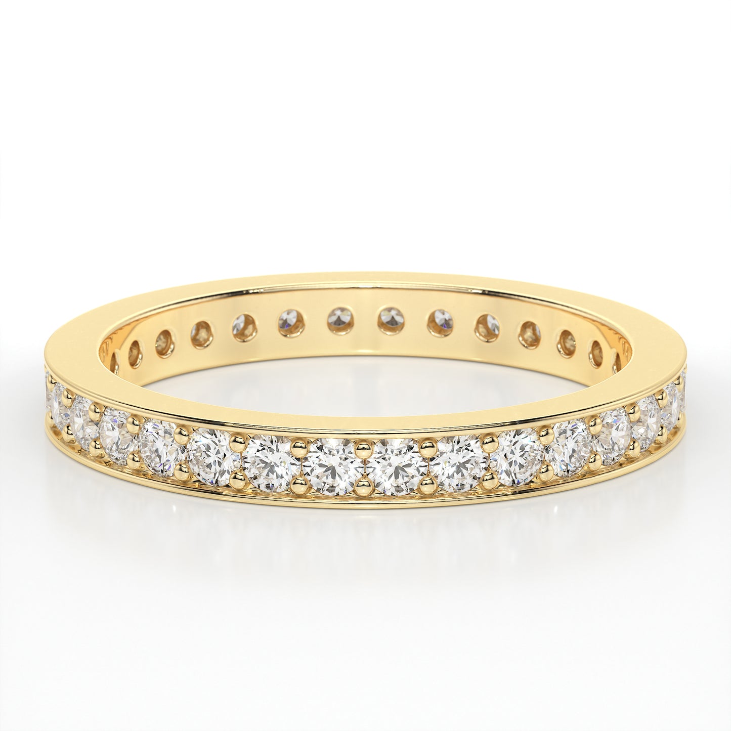 PAVE  ETERNITY DIAMOND RING