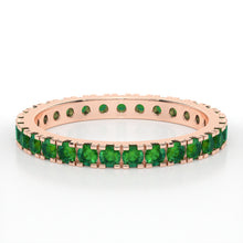 Load image into Gallery viewer, CASTLE ETERNITY EMERALD RING
