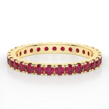 Load image into Gallery viewer, CASTLE ETERNITY RUBY RING
