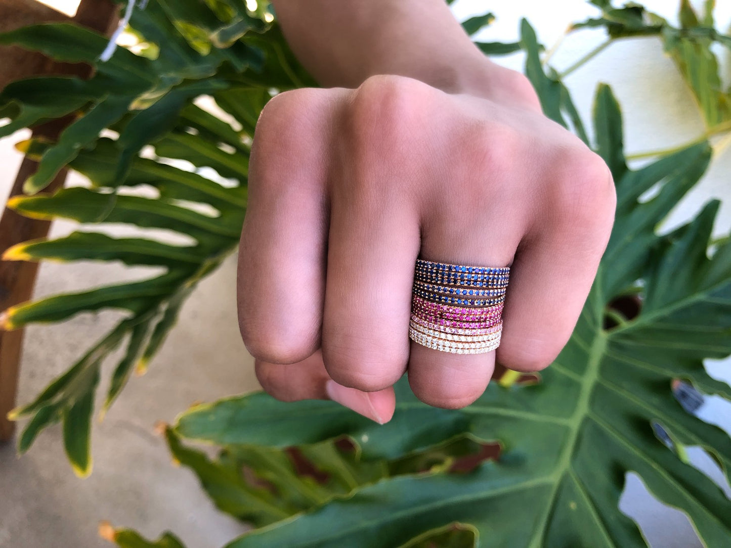 MICRO ETERNITY RUBY RING