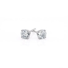 Load image into Gallery viewer, DIAMOND ROUND STUDS EARRINGS
