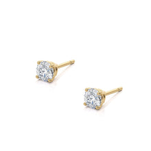 Load image into Gallery viewer, DIAMOND ROUND STUDS EARRINGS
