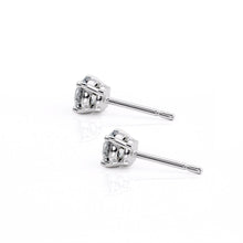 Load image into Gallery viewer, DIAMOND ROUND STUDS EARRINGS
